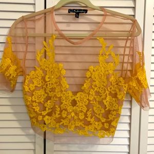 For Love & Lemons Crop Top. Never worn